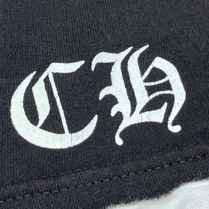 【中古】CHROME HEARTS | クロムハーツ Horseshoe Back Scroll Label 国内正規品 半袖Ｔシャツ 2212-304-0665 ブラック サイズ：S【加古川店】