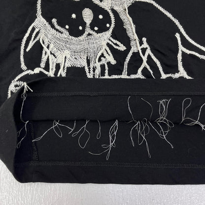 【中古】 CHITO チトGUARD EMBROIDERED TEE 半袖Ｔシャツ ブラック サイズ：S【加古川店】
