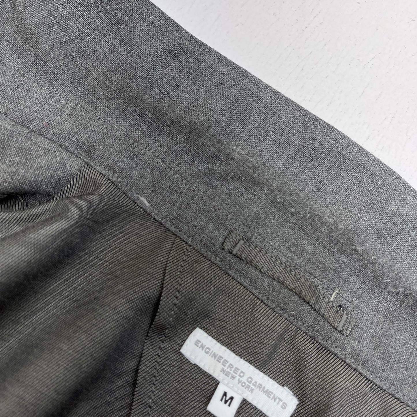 【中古】Engineered Garments | エンジニアードガーメンツ DOUBLE BRESTED BLAZER その他アウター グレー サイズ：M【加古川店】