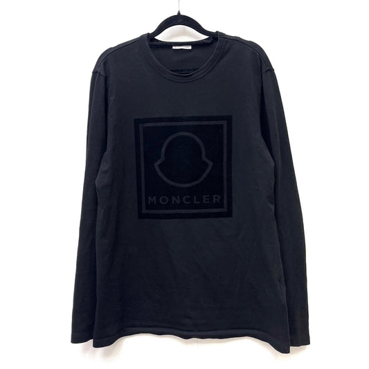【中古】MONCLER | モンクレール MAGLIA 国内正規品 長袖Ｔシャツ G20918D00002 ブラック サイズ：M【加古川店】