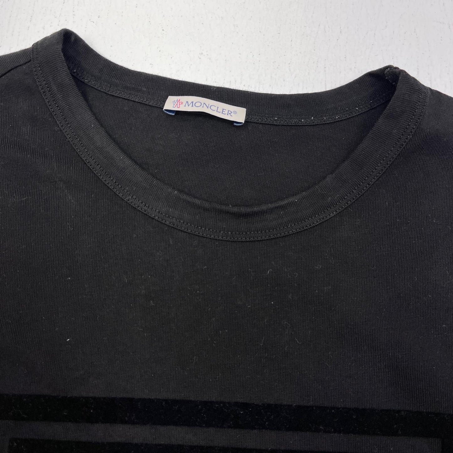 【中古】MONCLER | モンクレール MAGLIA 国内正規品 長袖Ｔシャツ G20918D00002 ブラック サイズ：M【加古川店】