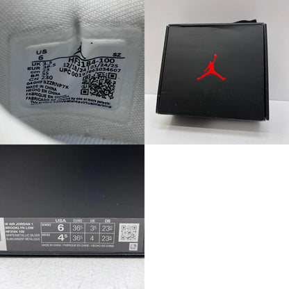 【中古】NIKE | ナイキ Women's Air Jordan 1 Brooklyn Low スニーカー HF3184-100 ホワイト 23cm【加古川店】