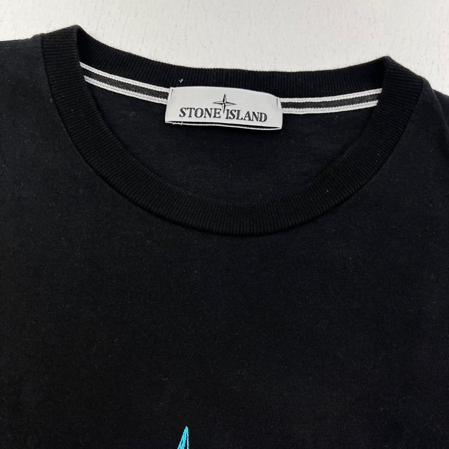 【中古】STONE ISLAND | ストーンアイランド 半袖Ｔシャツ 781521579 ブラック サイズ：L【加古川店】