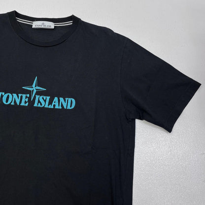 【中古】STONE ISLAND | ストーンアイランド 半袖Ｔシャツ 781521579 ブラック サイズ：L【加古川店】