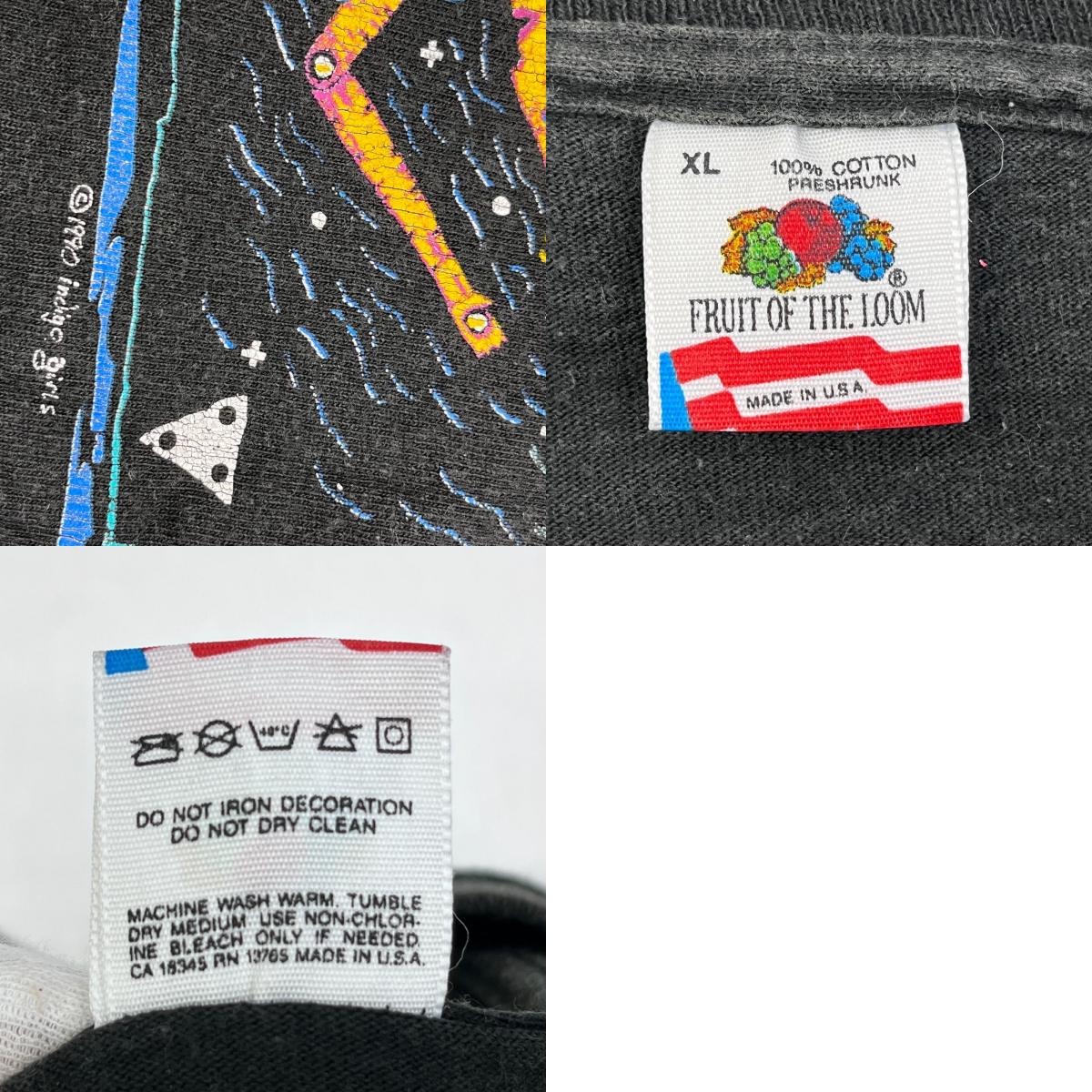 【中古】FRUIT OF THE LOOM | フルーツオブザルーム INDIGO GIRL TEE 半袖Ｔシャツ ブラック サイズ：XL【加古川店】