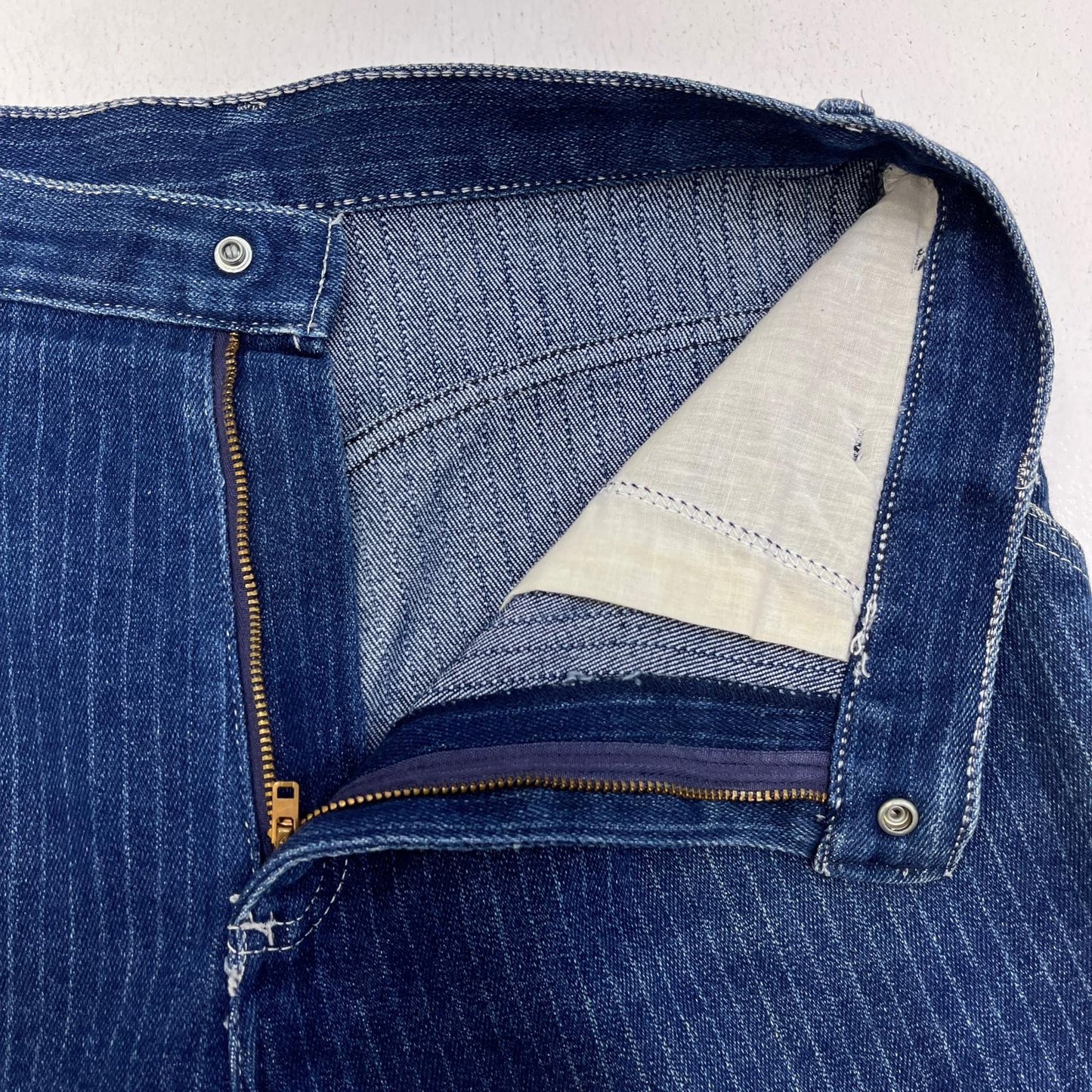 【中古】 A STOCKTON OF DALLAS High Waisted Denim デニムパンツ B-496 インディゴ【加古川店】