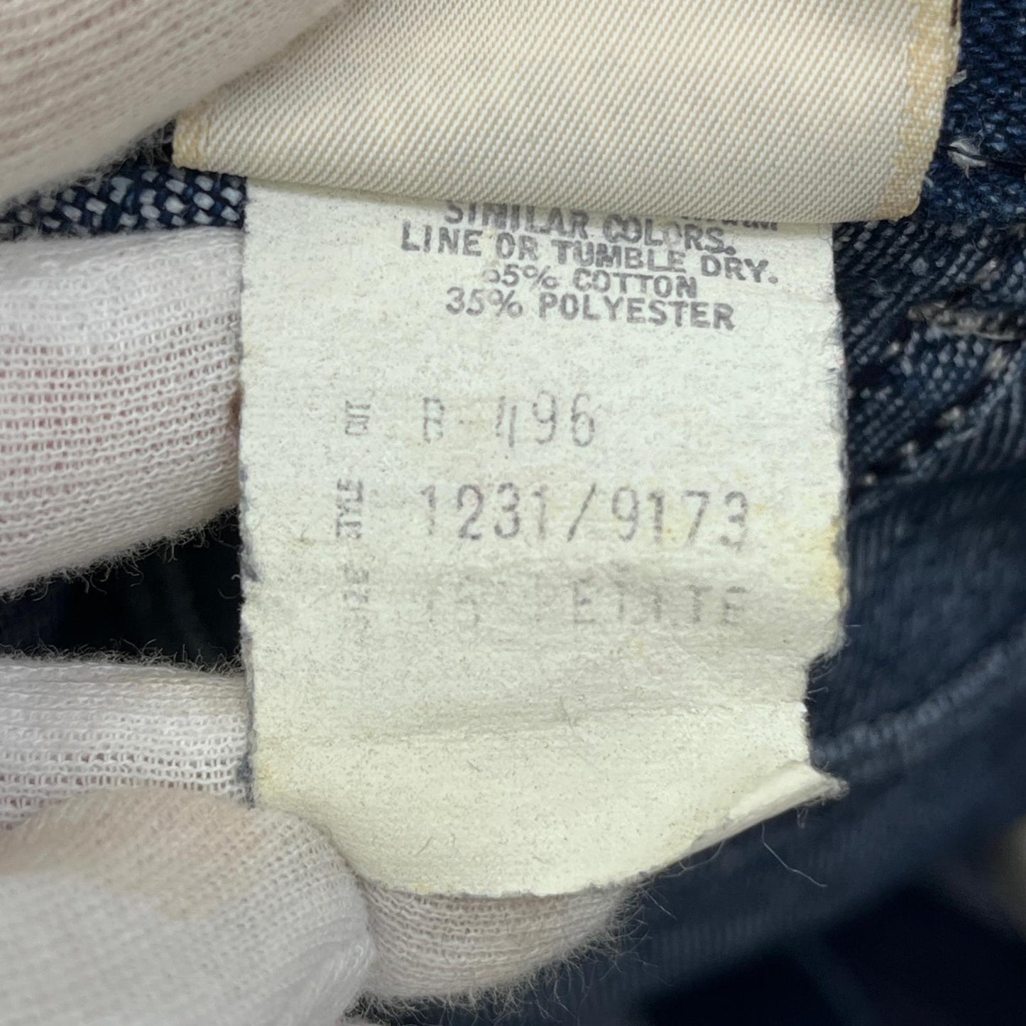 【中古】 A STOCKTON OF DALLAS High Waisted Denim デニムパンツ B-496 インディゴ【加古川店】