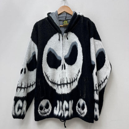 【中古】 'JACK' ｼｬｷﾞｰﾆｯﾄｼﾞｯﾌﾟﾊﾟｰｶｰ RUMINAHUI パーカー ブラック サイズ：L【加古川店】