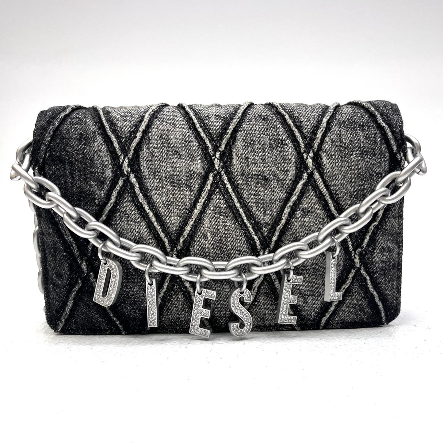 【中古】DIESEL | ディーゼル CHARM-D WALLET STRAP ショルダーバッグ インディゴ【加古川店】