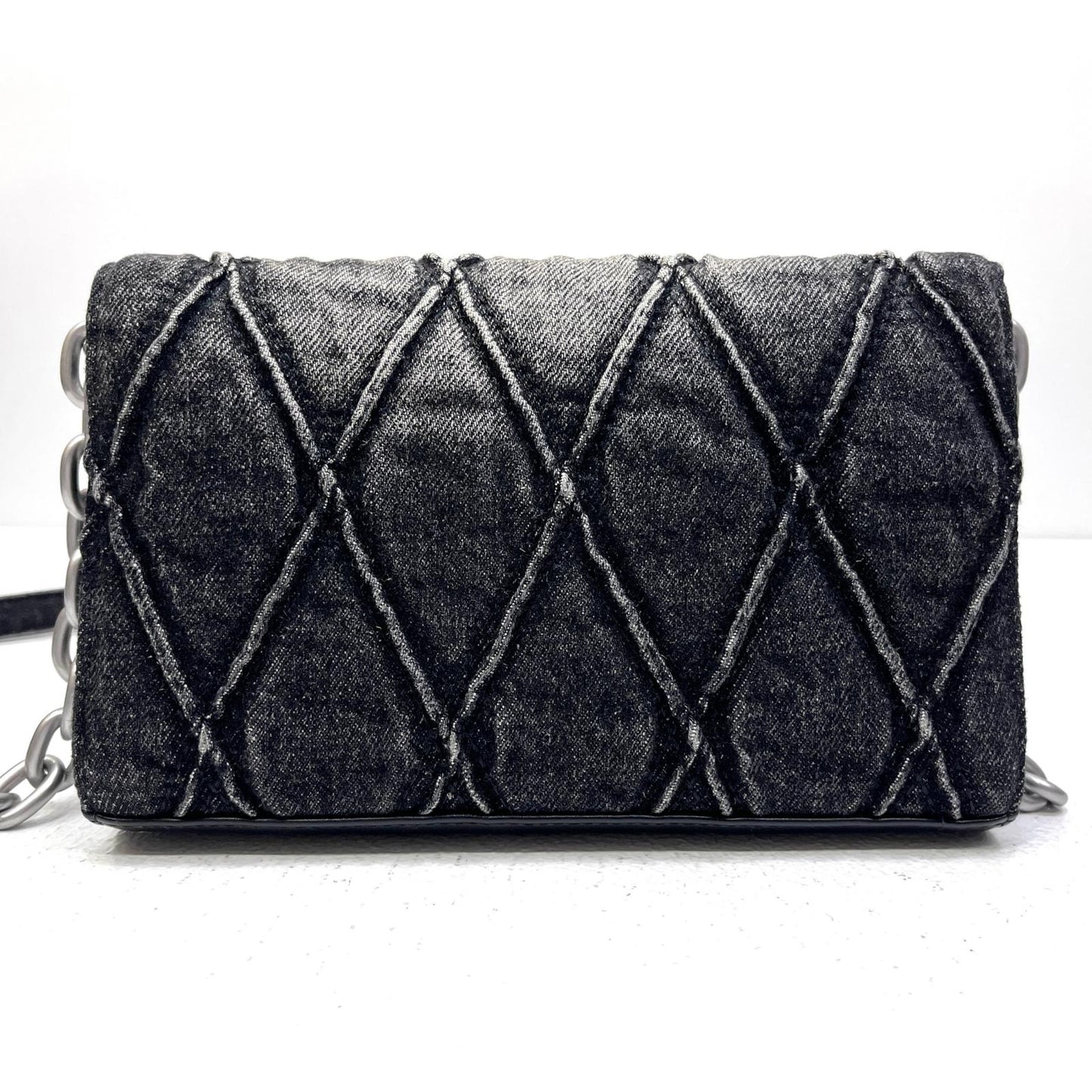 【中古】DIESEL | ディーゼル CHARM-D WALLET STRAP ショルダーバッグ インディゴ【加古川店】