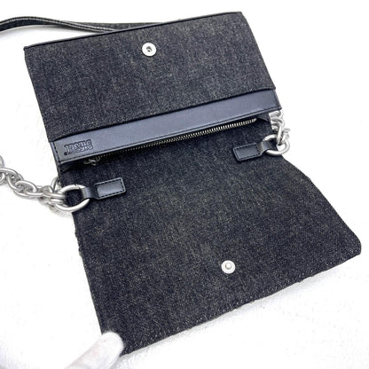 【中古】DIESEL | ディーゼル CHARM-D WALLET STRAP ショルダーバッグ インディゴ【加古川店】