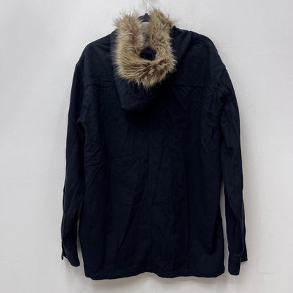 Supreme | シュプリーム Fur Trim Flannel Hooded 長袖パーカー Lサイズ ブラック 24FW パーカー ブラック サイズ：L