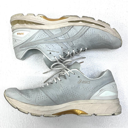 【中古】asics | アシックス Gel-Nimbus 20 MIJ Leather Arctic Blue スニーカー 1201a197 グレー 27cm【加古川店】