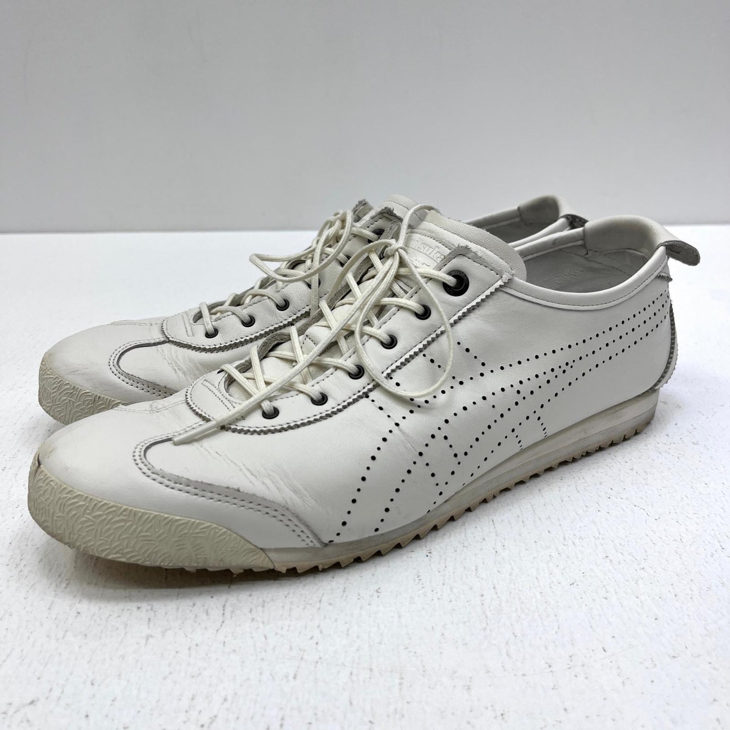 【中古】ONITSUKA TIGER | オニツカタイガー MEXICO 66 SD/ SLIP-ON スニーカー 1183a711 アイボリー 27cm【加古川店】