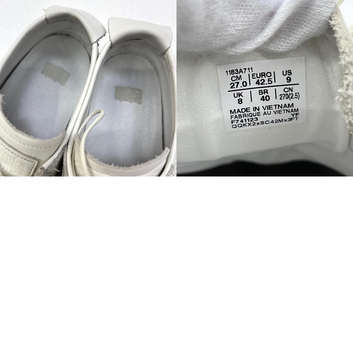 【中古】ONITSUKA TIGER | オニツカタイガー MEXICO 66 SD/ SLIP-ON スニーカー 1183a711 アイボリー 27cm【加古川店】