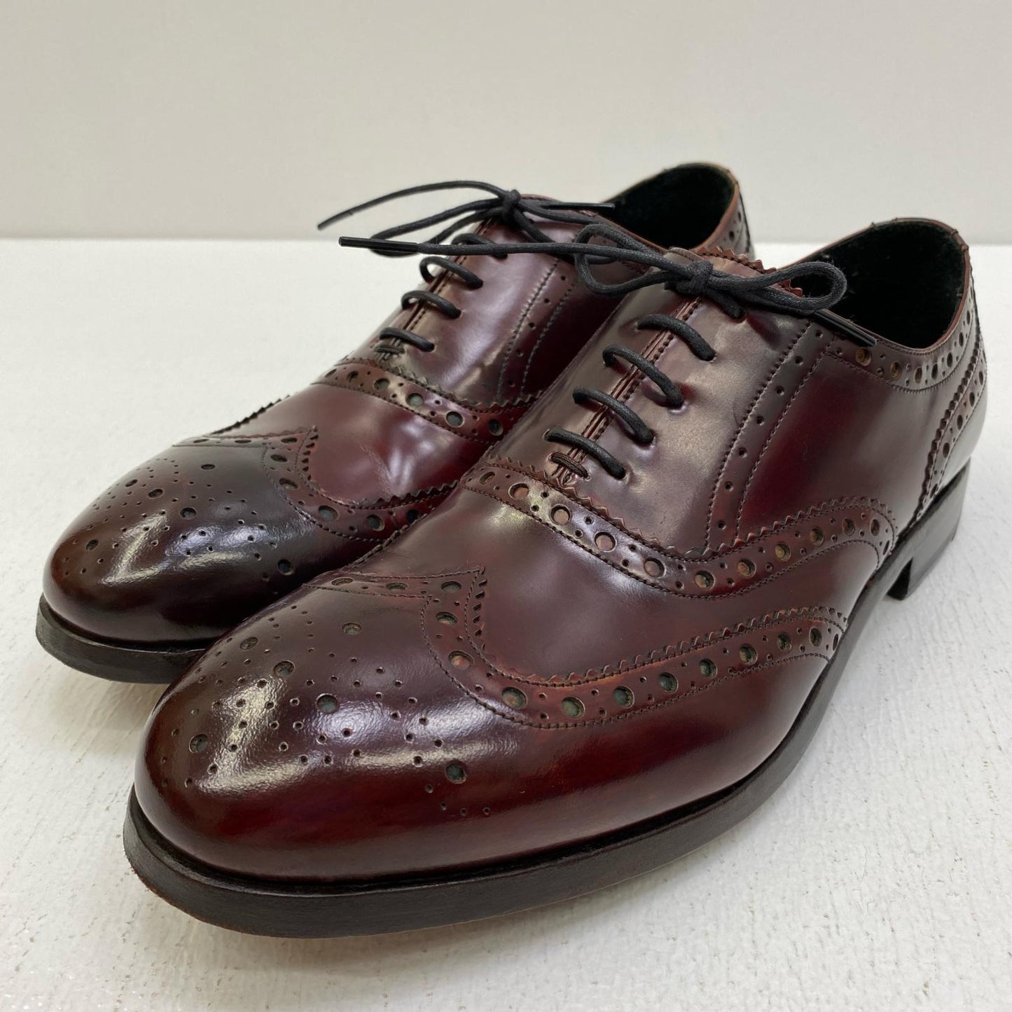 【中古】Paul Smith | ポール・スミス ウイングチップシューズ スニーカー 440343 ボルドー/バーガンディー 26cm【加古川店】