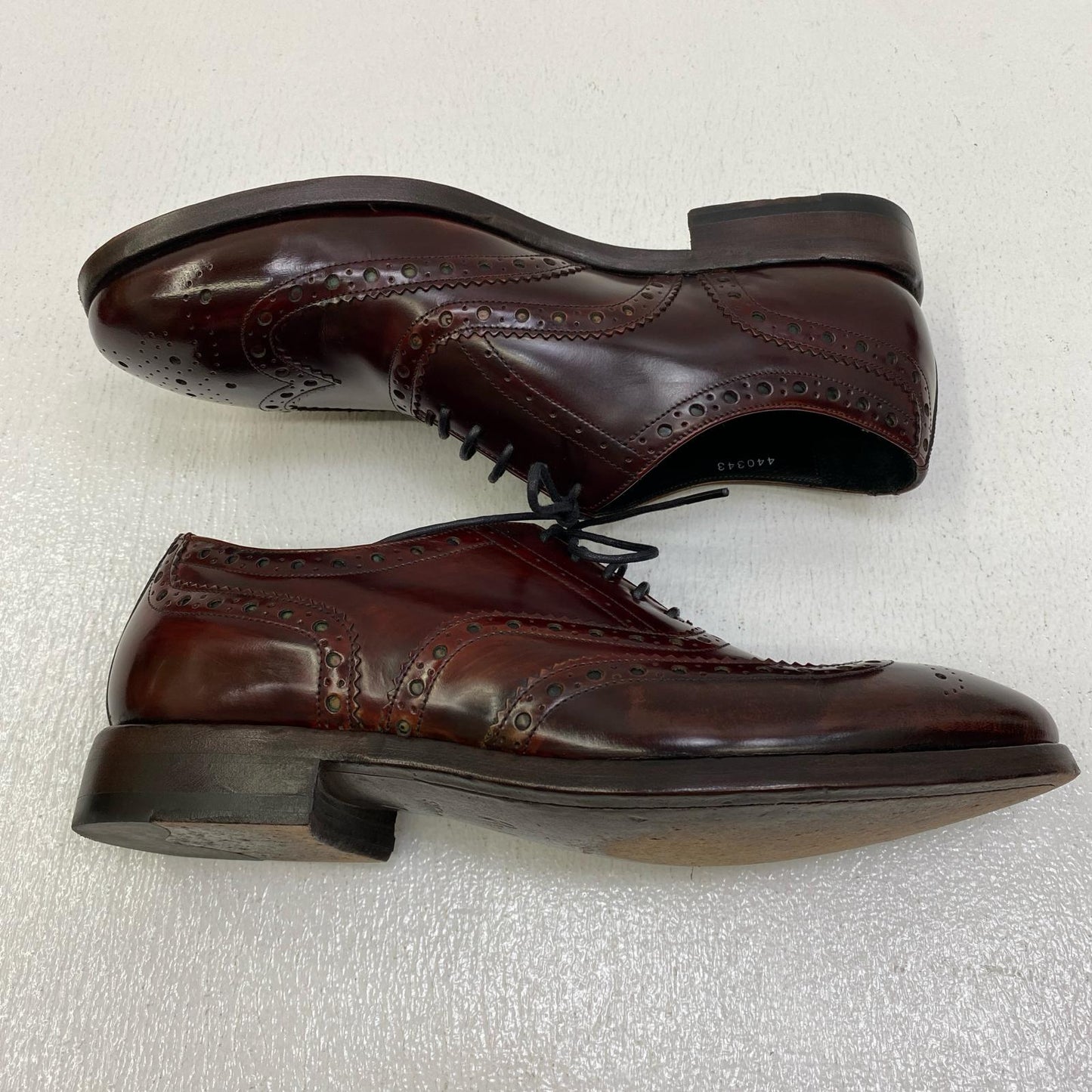 【中古】Paul Smith | ポール・スミス ウイングチップシューズ スニーカー 440343 ボルドー/バーガンディー 26cm【加古川店】
