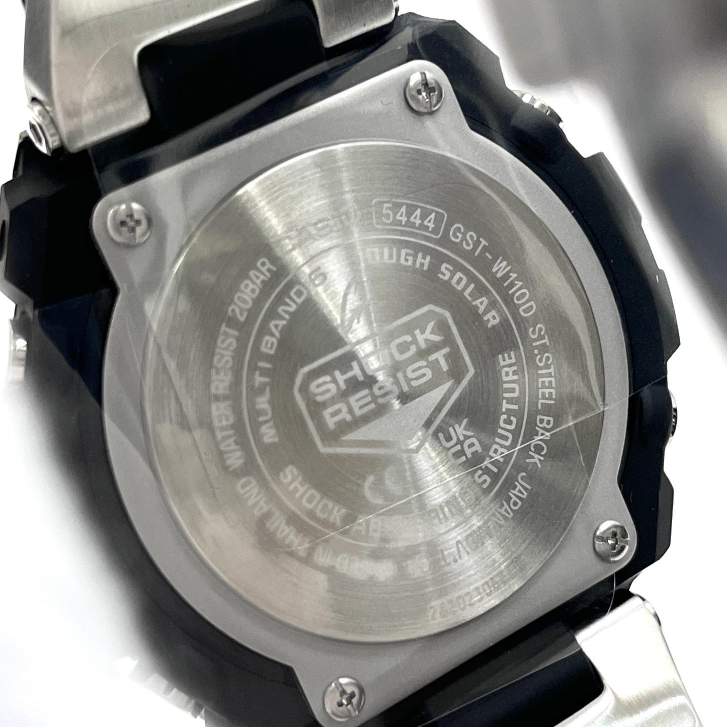 【中古】G-SHOCK | ジーショック 腕時計 GST-W110D-1AJF アナデジ表示 ソーラー電波時計 シルバー【加古川店】