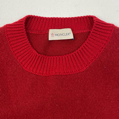 【中古】MONCLER | モンクレール ニット D20919034352 レッド サイズ：M【加古川店】