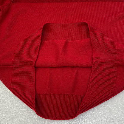 【中古】MONCLER | モンクレール ニット D20919034352 レッド サイズ：M【加古川店】