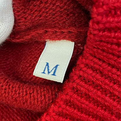 【中古】MONCLER | モンクレール ニット D20919034352 レッド サイズ：M【加古川店】