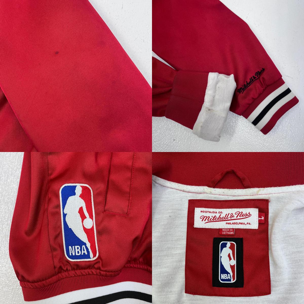 【中古】MITCHELL&NESS | ミッシェルアンドネスミッチェルアンドネス CHICAGO スタジャン レッド【加古川店】