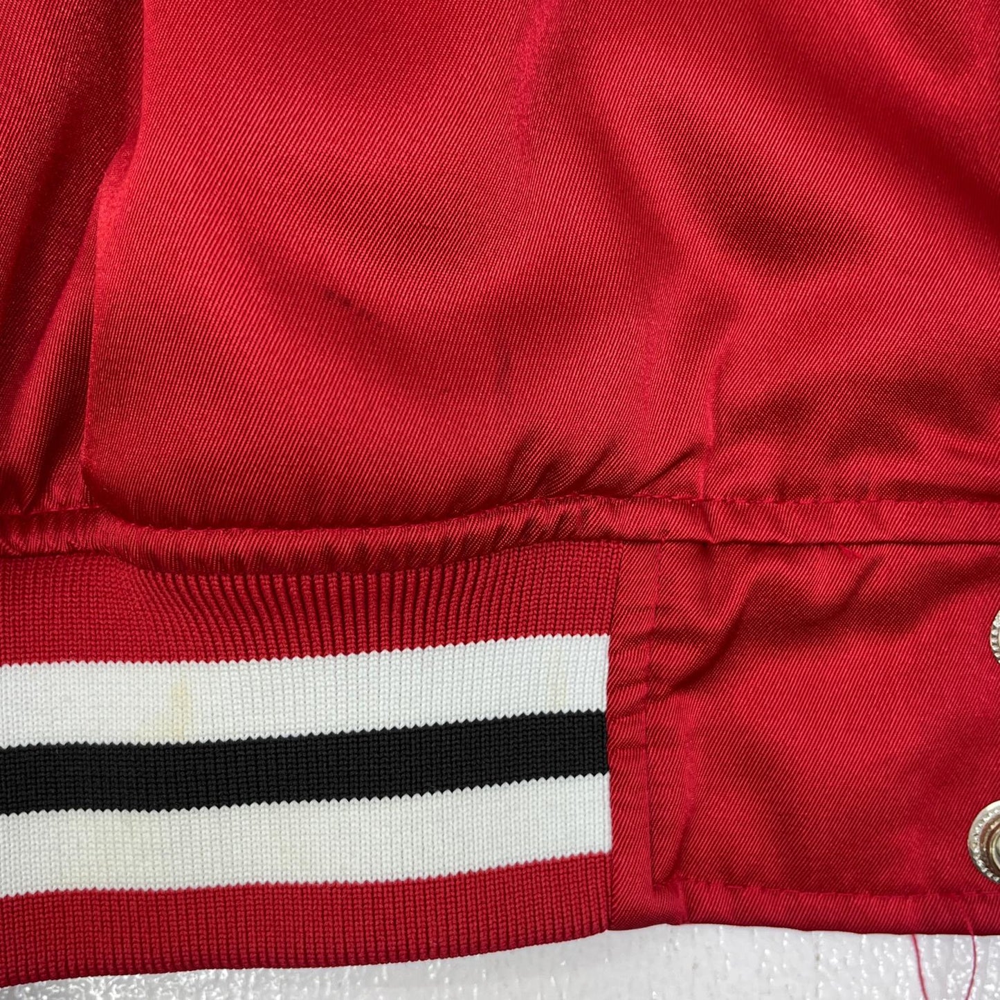 【中古】MITCHELL&NESS | ミッシェルアンドネスミッチェルアンドネス CHICAGO スタジャン レッド【加古川店】