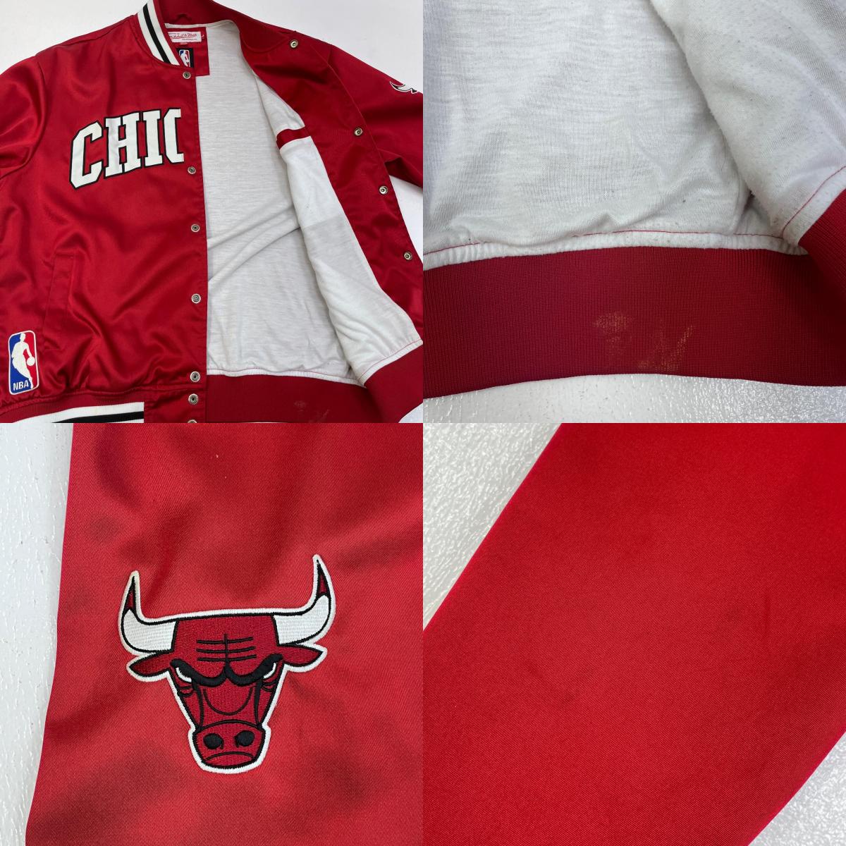 【中古】MITCHELL&NESS | ミッシェルアンドネスミッチェルアンドネス CHICAGO スタジャン レッド【加古川店】