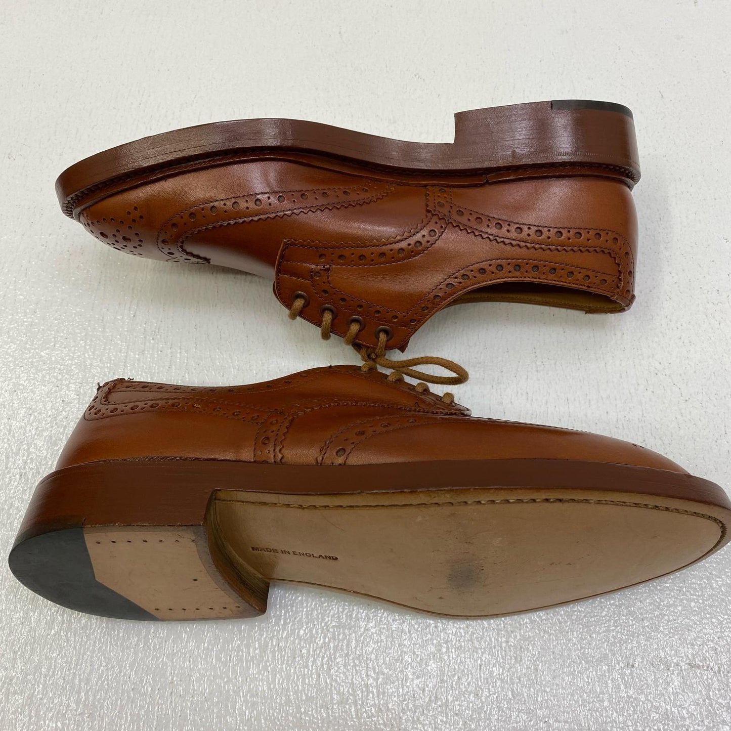 【中古】Tricker's | トリッカーズ Bourton Acorn Antique その他靴 M5633 ブラウン 27.5cm【加古川店】
