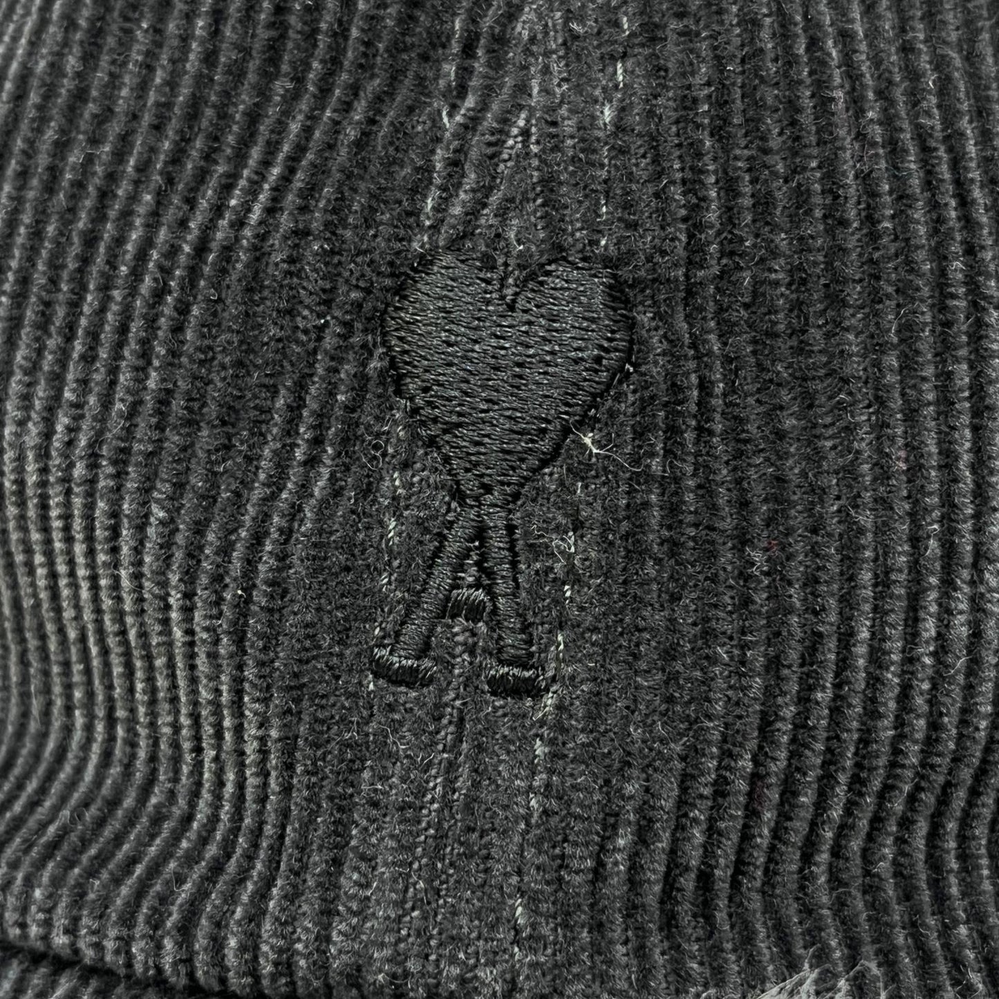 【中古】AMI | アミ Ami de Coeur Corduroy Cap 国内正規品 キャップ ucp265 co0089 ブラック【加古川店】