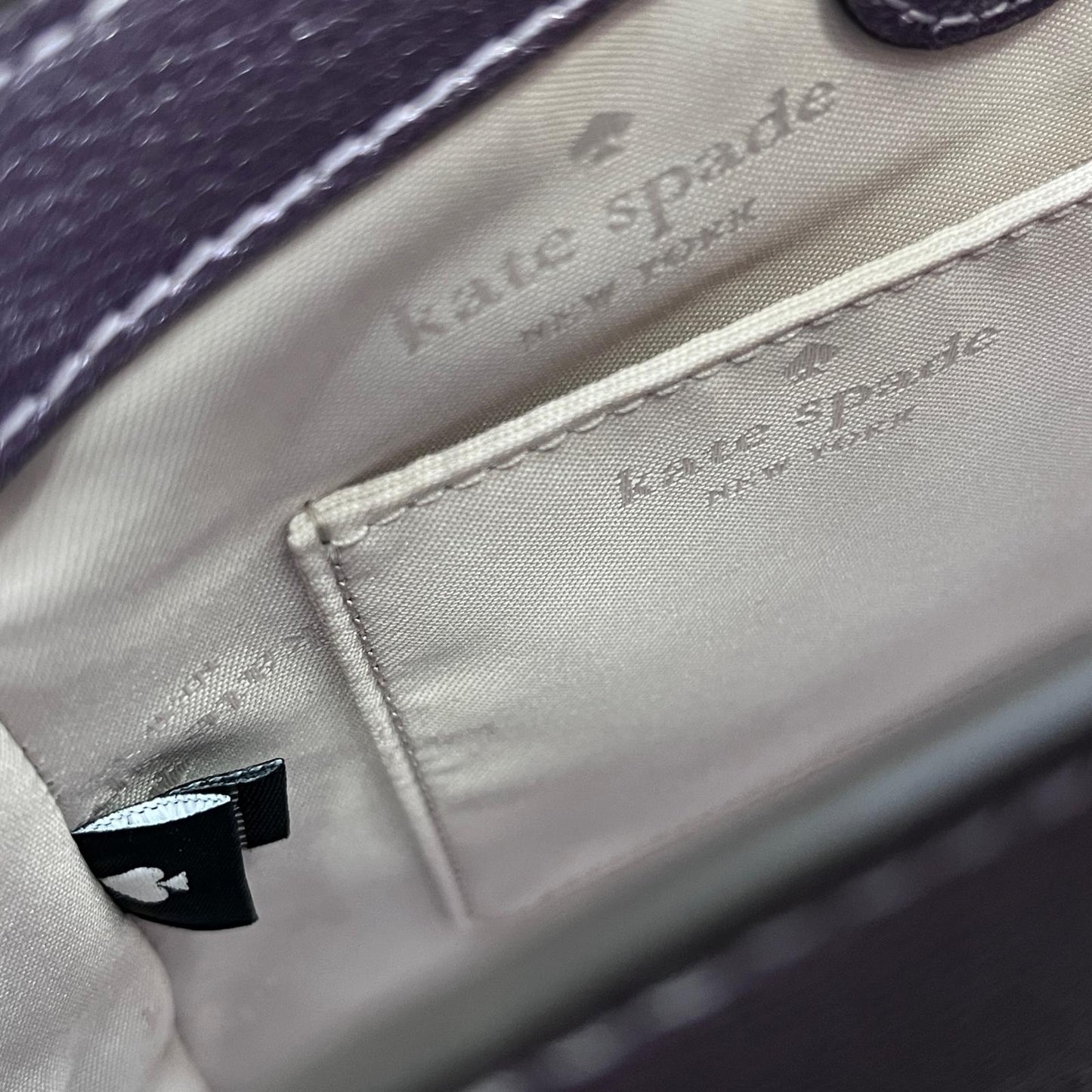 【中古】kate spade NEW YORK | ケイトスペードニューヨーク フィービー トップ ハンドル サッチェル その他バッグ KJ951 パープル【加古川店】