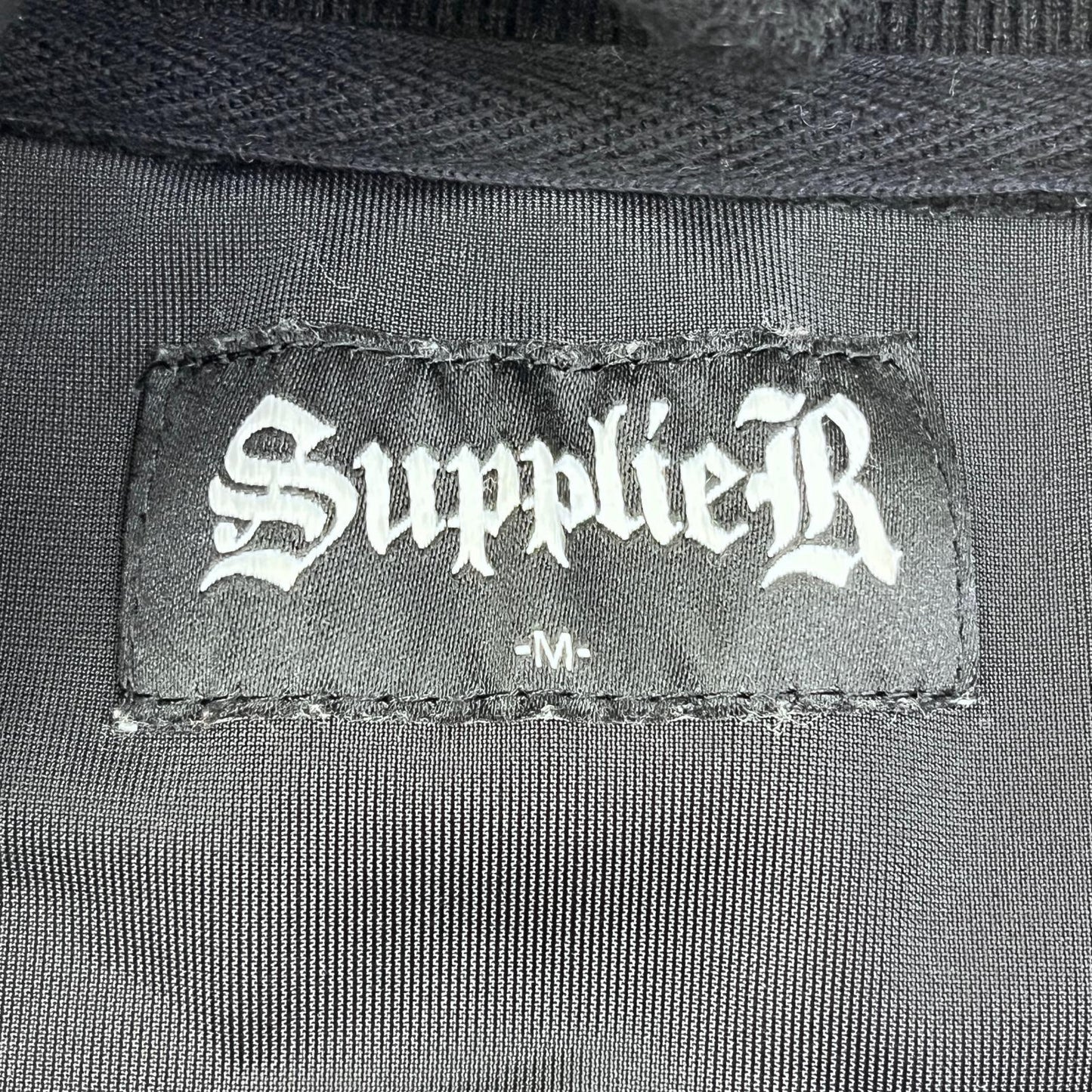 【中古】SUPPLIER | サプライヤー Velvet Track Jacket ジャージ ブラック サイズ：M【加古川店】