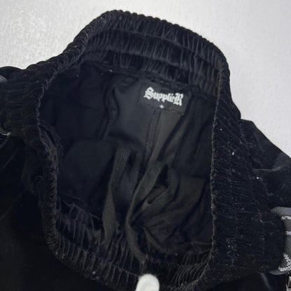 【中古】SUPPLIER | サプライヤー Velvet Track pants パンツ ブラック サイズ：S【加古川店】