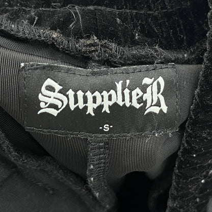 【中古】SUPPLIER | サプライヤー Velvet Track pants パンツ ブラック サイズ：S【加古川店】