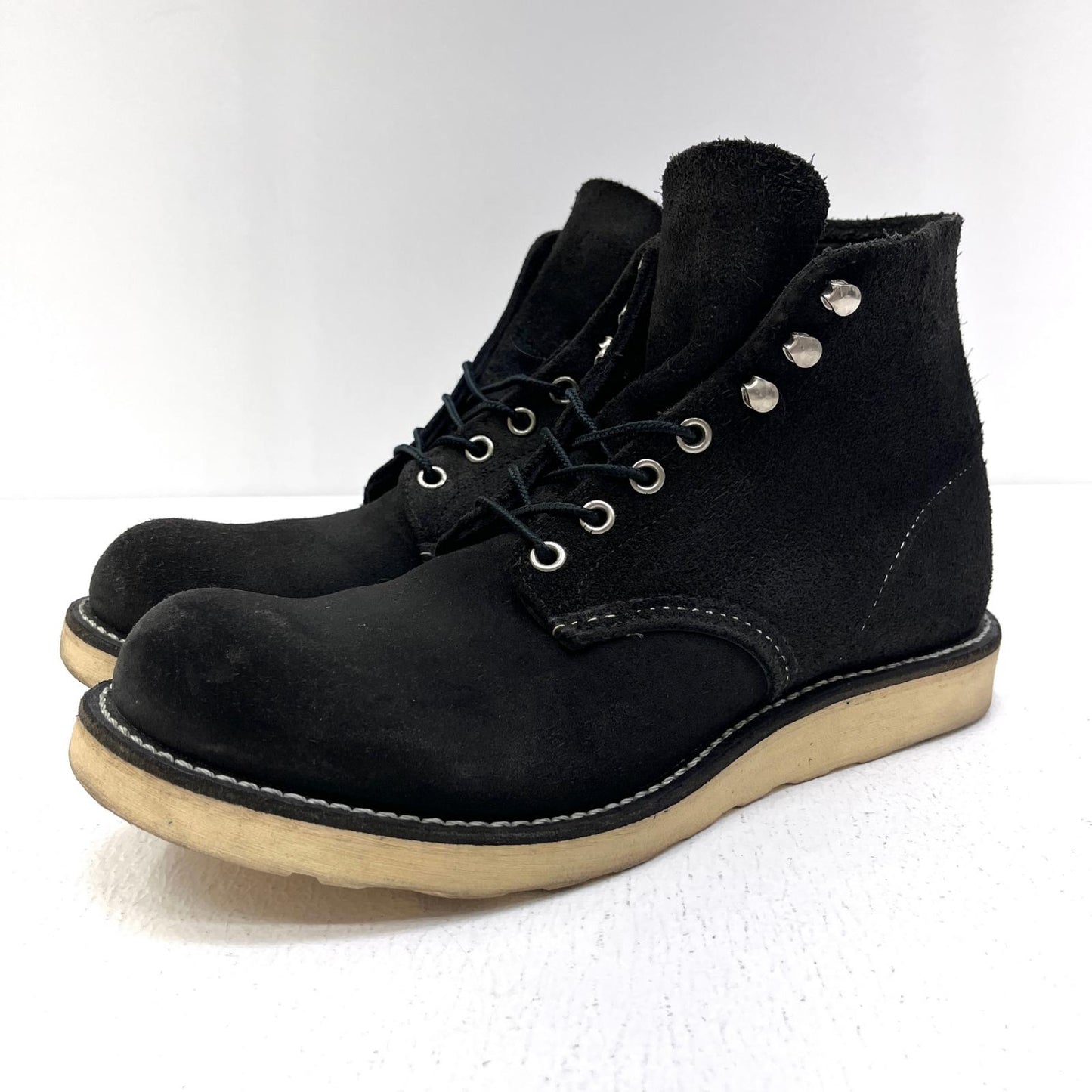 【中古】RED WING | レッドウィング 6-inch Classic Round その他靴 8174 ブラック 25.5cm【加古川店】