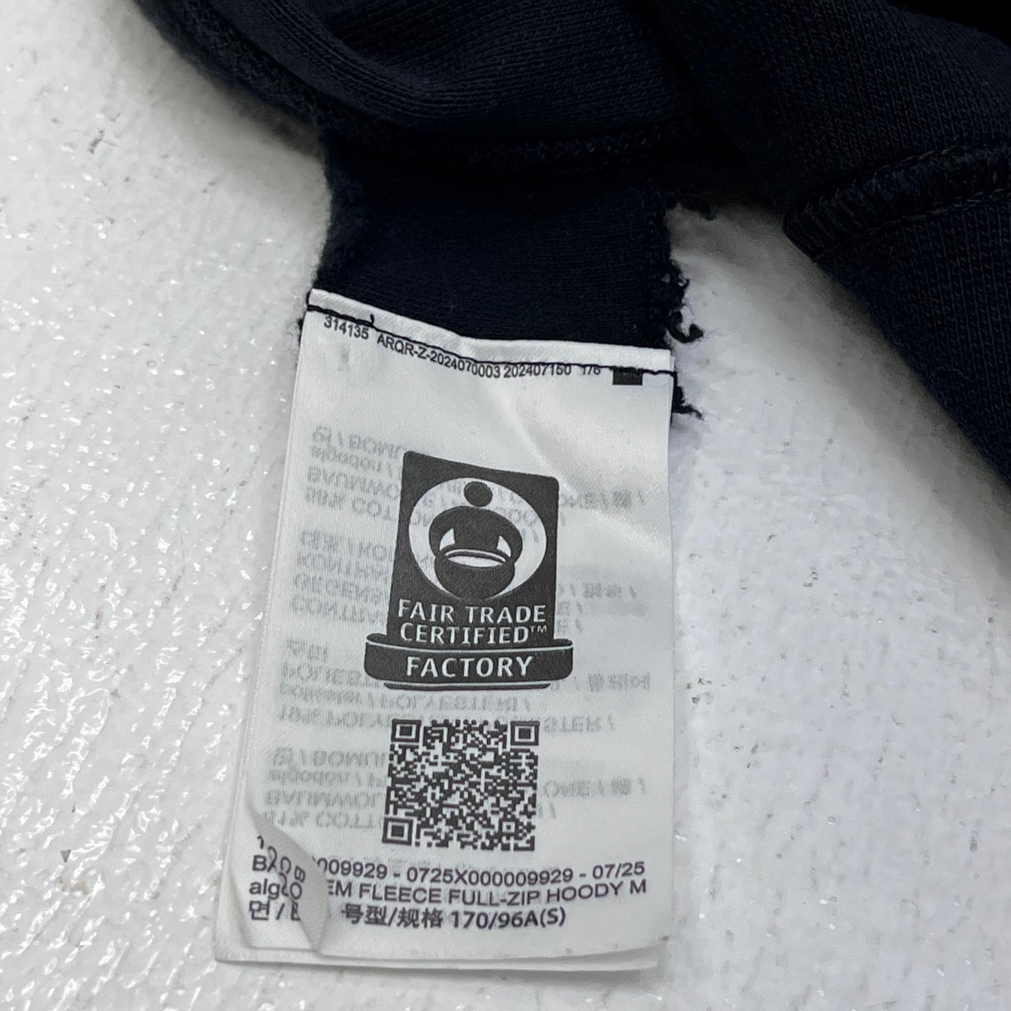 【中古】ARC'TERYX | アークテリクス Emblem Fleece Full-Zip Hoody パーカー X000009929 ブラック サイズ：S【加古川店】