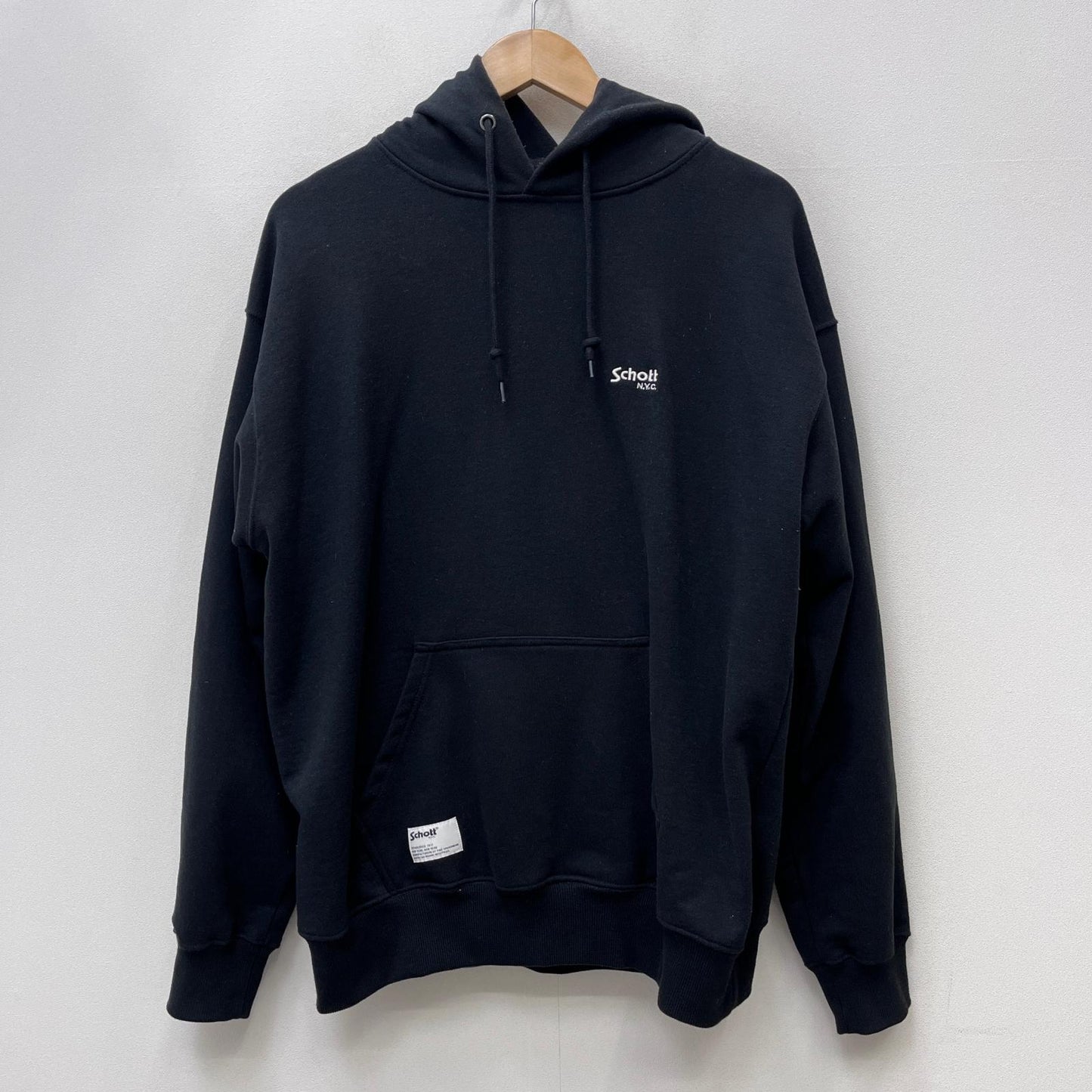 【中古】schott | ショット ×AMERICAN WANNABE パーカー 782-5131004 ブラック サイズ：L【加古川店】
