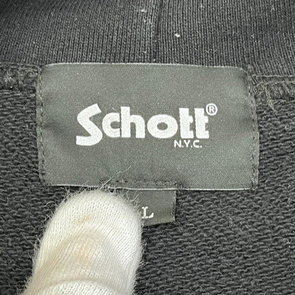 【中古】schott | ショット ×AMERICAN WANNABE パーカー 782-5131004 ブラック サイズ：L【加古川店】
