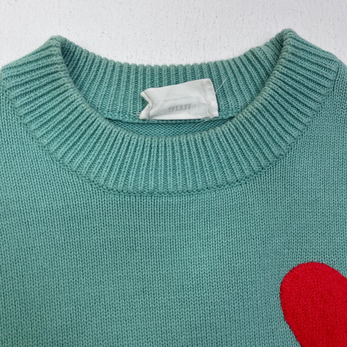 【中古】AMI | アミ Knit Sweater 国内正規品 セーター A21HK009.016 ライトグリーン サイズ：M【加古川店】
