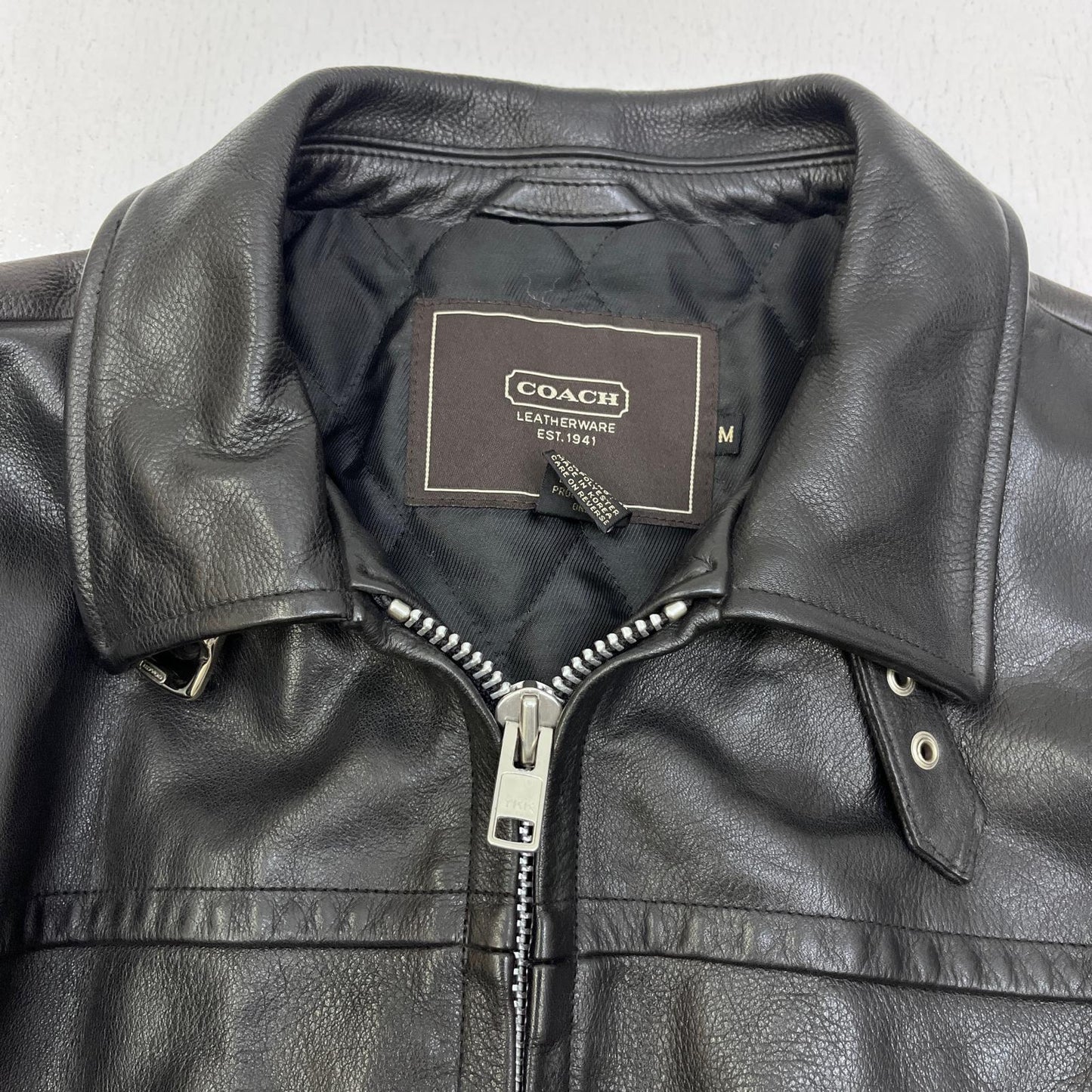 【中古】COACH | コーチ ライダースジャケット ブラック サイズ：M【加古川店】