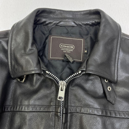 【中古】COACH | コーチ ライダースジャケット ブラック サイズ：M【加古川店】