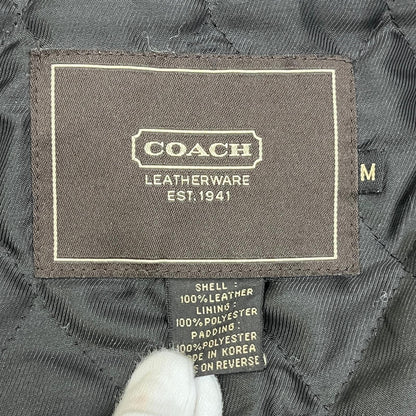 【中古】COACH | コーチ ライダースジャケット ブラック サイズ：M【加古川店】