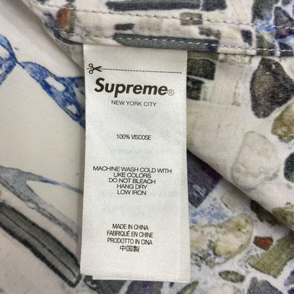 Supreme | シュプリーム Mosaic S/S Shirt オープンカラーシャツ 総柄 Mサイズ 24SS 半袖シャツ サイズ：M【加古川店】