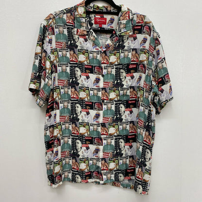 Supreme | シュプリーム Magazine S/S Shirt オープンカラーシャツ 総柄 Lサイズ 23SS 半袖シャツ サイズ：L【加古川店】