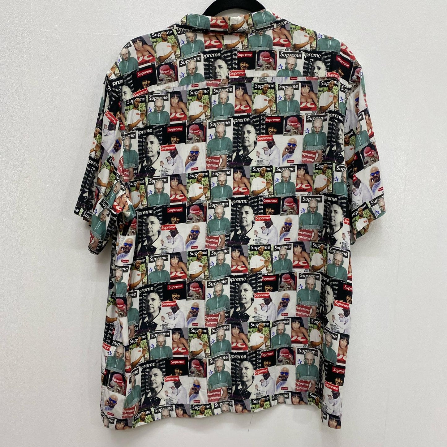 Supreme | シュプリーム Magazine S/S Shirt オープンカラーシャツ 総柄 Lサイズ 23SS 半袖シャツ サイズ：L【加古川店】