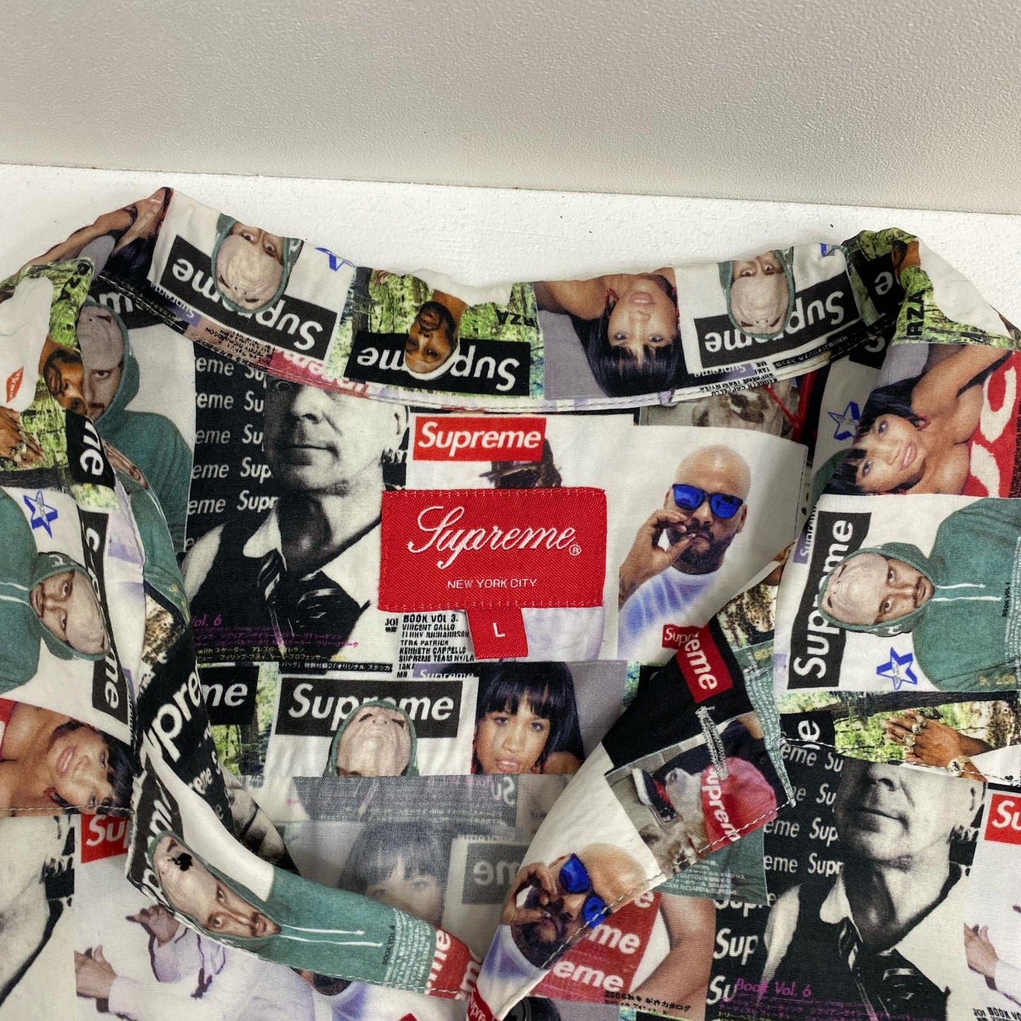 Supreme | シュプリーム Magazine S/S Shirt オープンカラーシャツ 総柄 Lサイズ 23SS 半袖シャツ サイズ：L【加古川店】