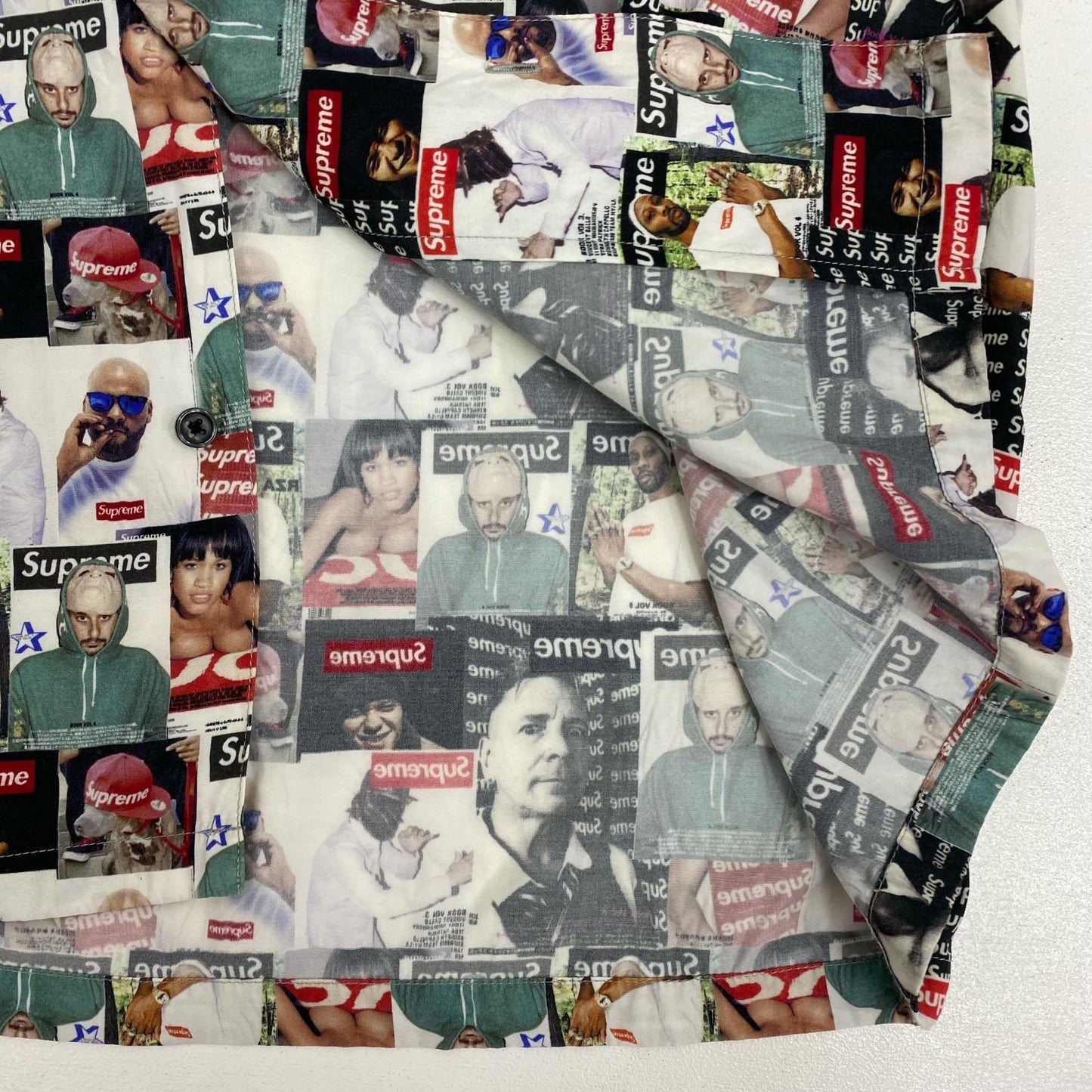 Supreme | シュプリーム Magazine S/S Shirt オープンカラーシャツ 総柄 Lサイズ 23SS 半袖シャツ サイズ：L【加古川店】