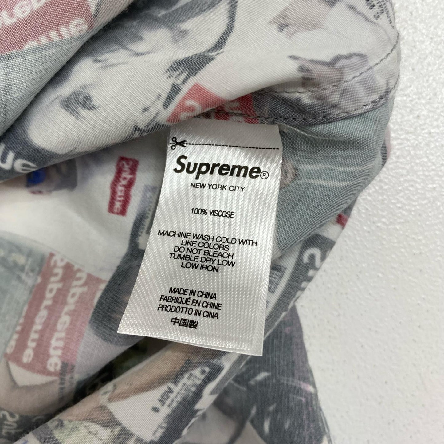 Supreme | シュプリーム Magazine S/S Shirt オープンカラーシャツ 総柄 Lサイズ 23SS 半袖シャツ サイズ：L【加古川店】