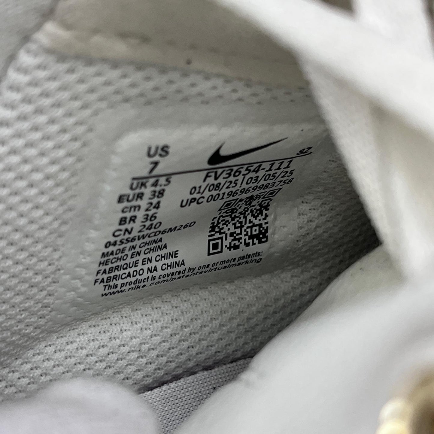 【中古】NIKE | ナイキ Women's Air Force 1 '07 LX スニーカー FV3654-111 ホワイト 24cm【加古川店】