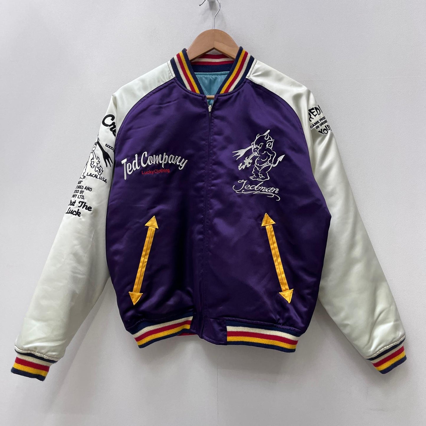 【中古】TED MAN | テッドマン LUCKY RED DEVIL スタジャン 2067062 リバーシブル サイズ：40【加古川店】